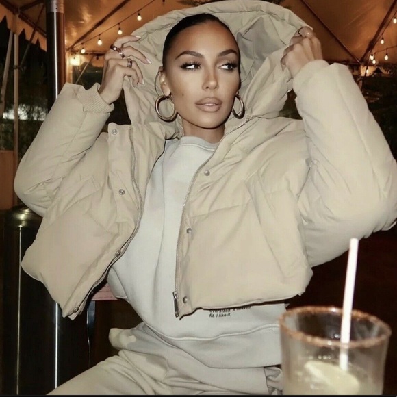 Zara Elastic Trim Padded Jacket - Picture 5 of 15